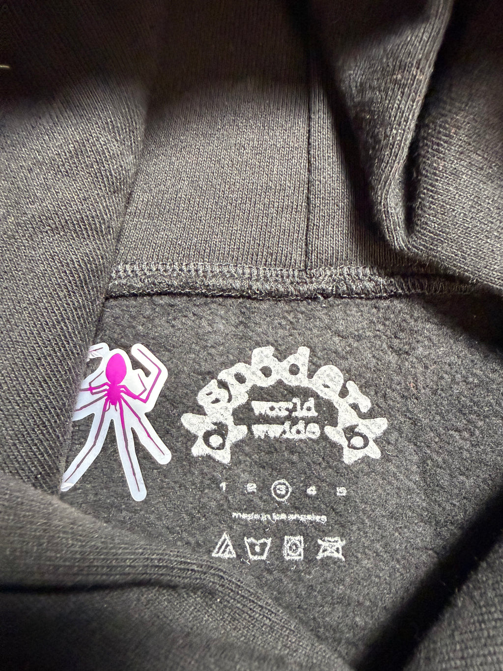 Sp5der Hoodie Black V2