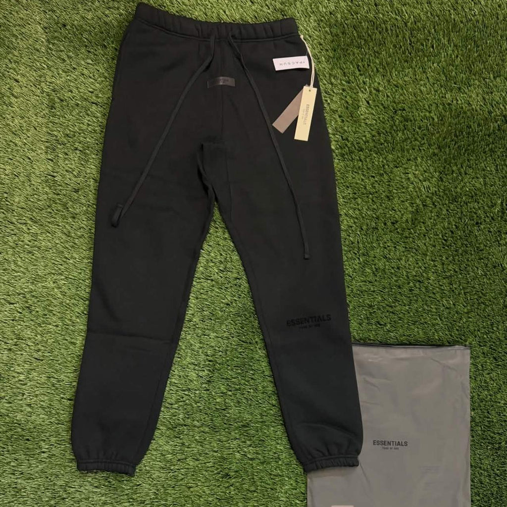 Essential Black Sweatpants Cuffed