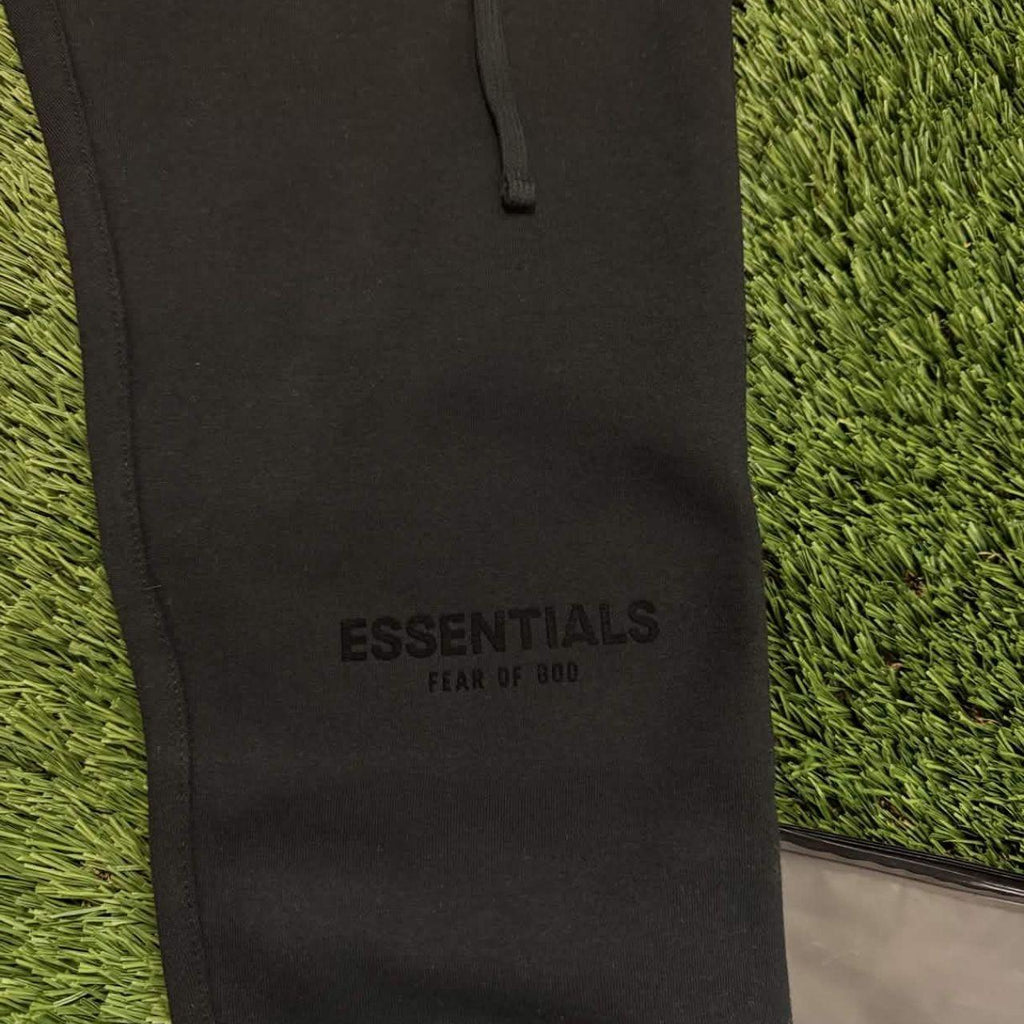 Essential Black Sweatpants Cuffed