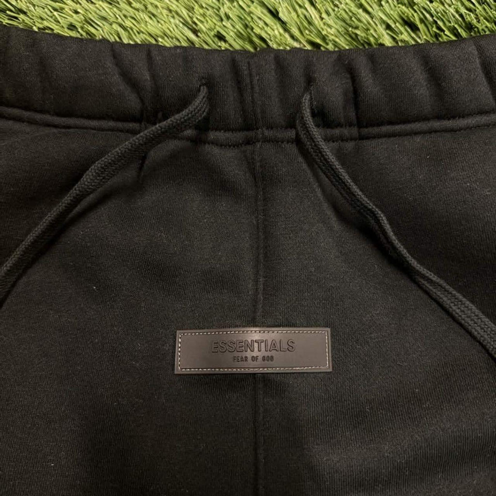 Essential Black Sweatpants Cuffed