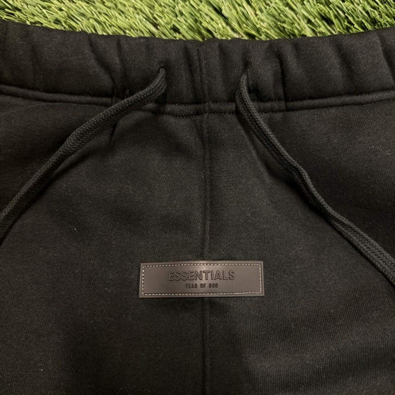 Essential Black Sweatpants Cuffed