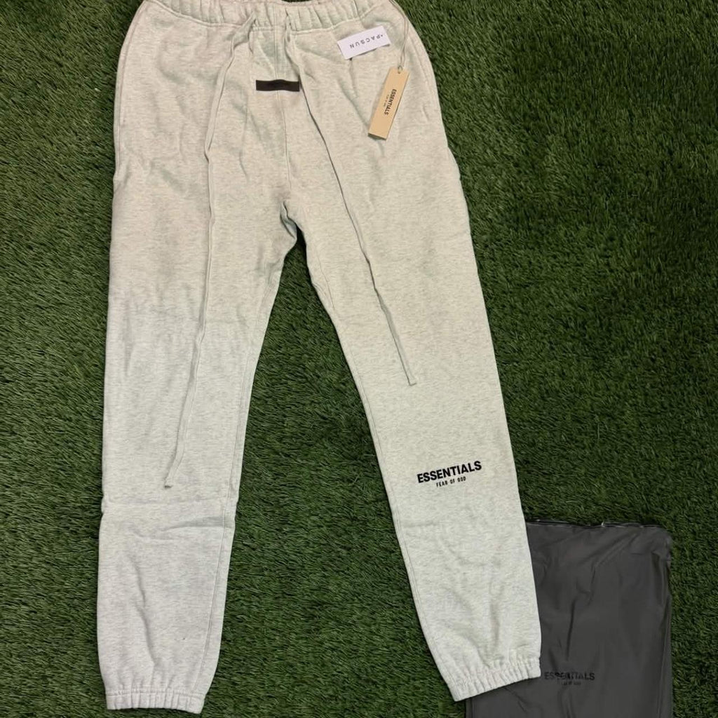 Essential Pants Light Oatmeal Cuffed