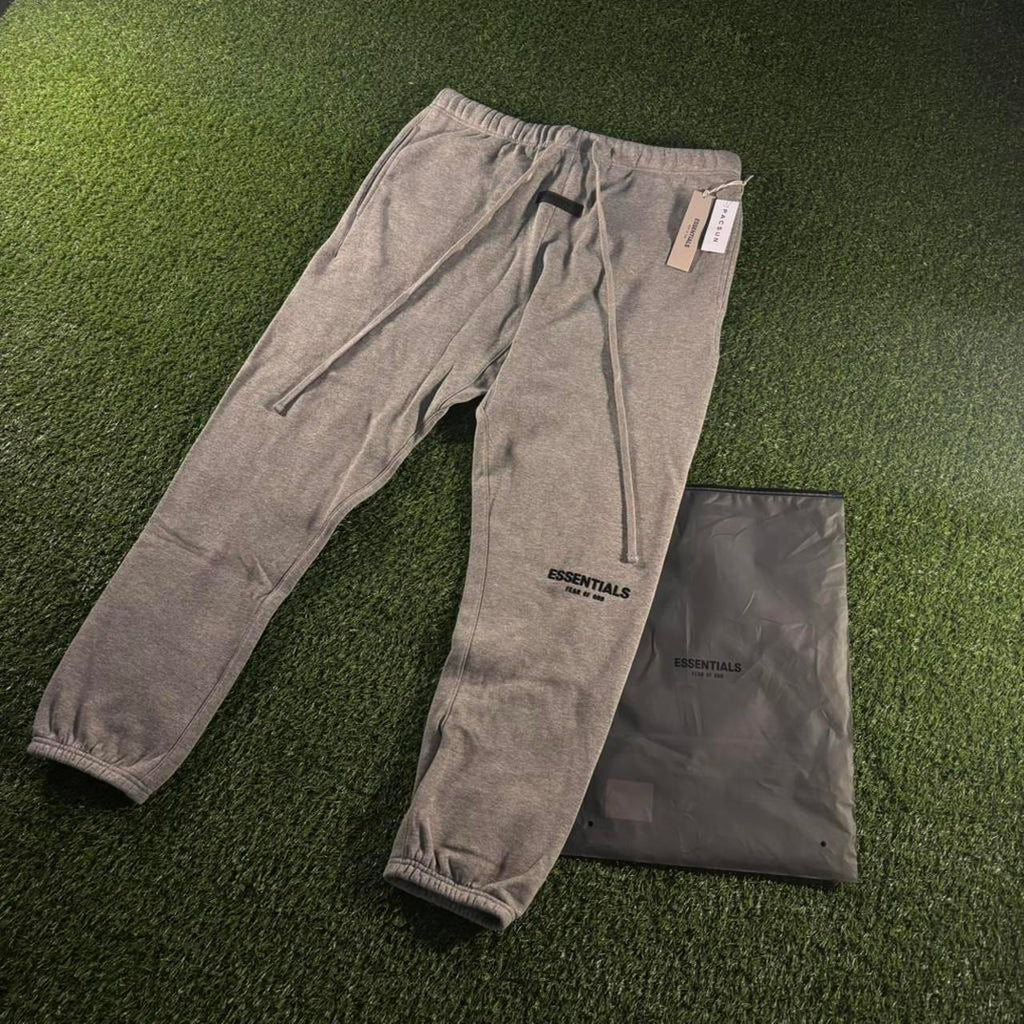 Essential Pants Dark Oatmeal Cuffed