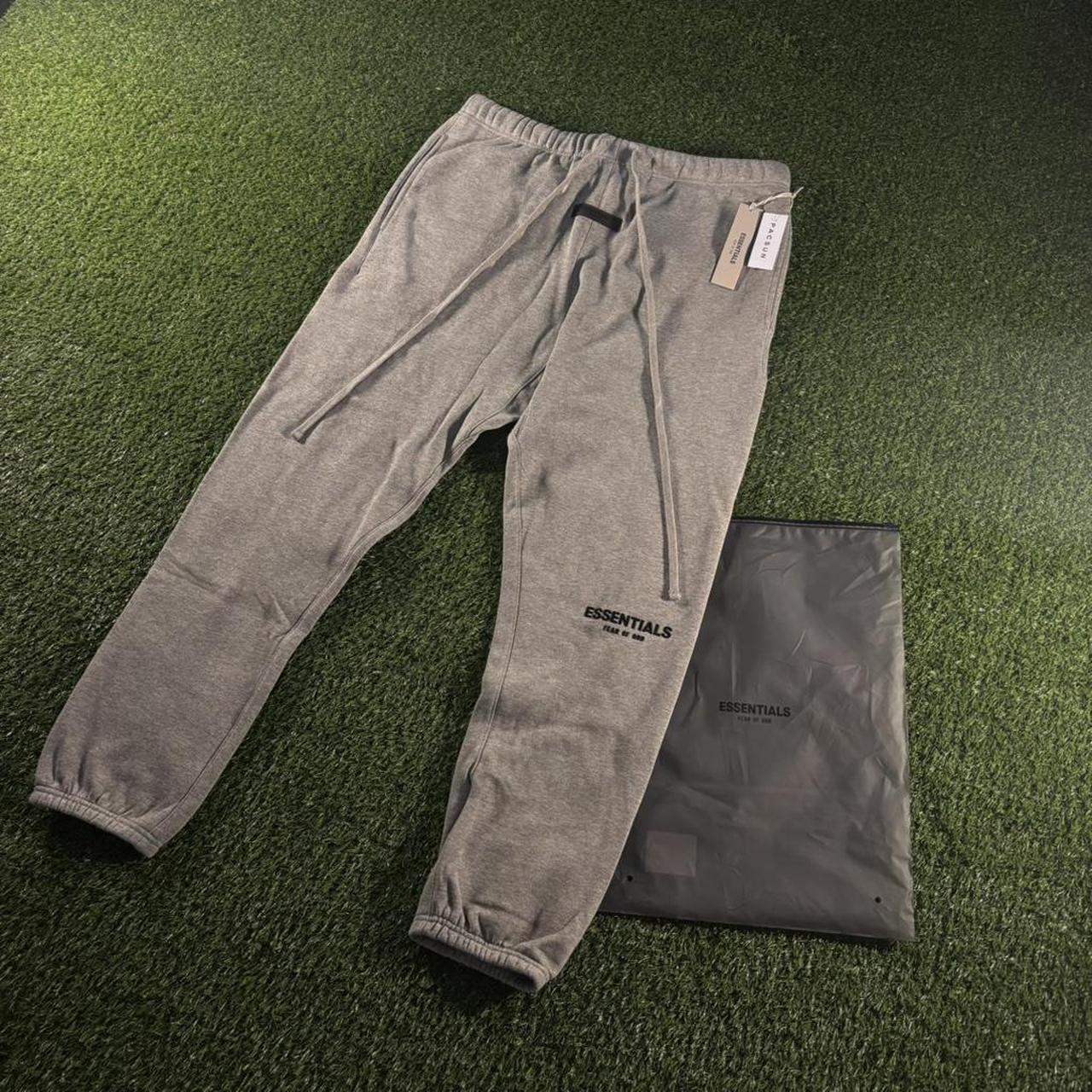 Essential Pants Dark Oatmeal Cuffed
