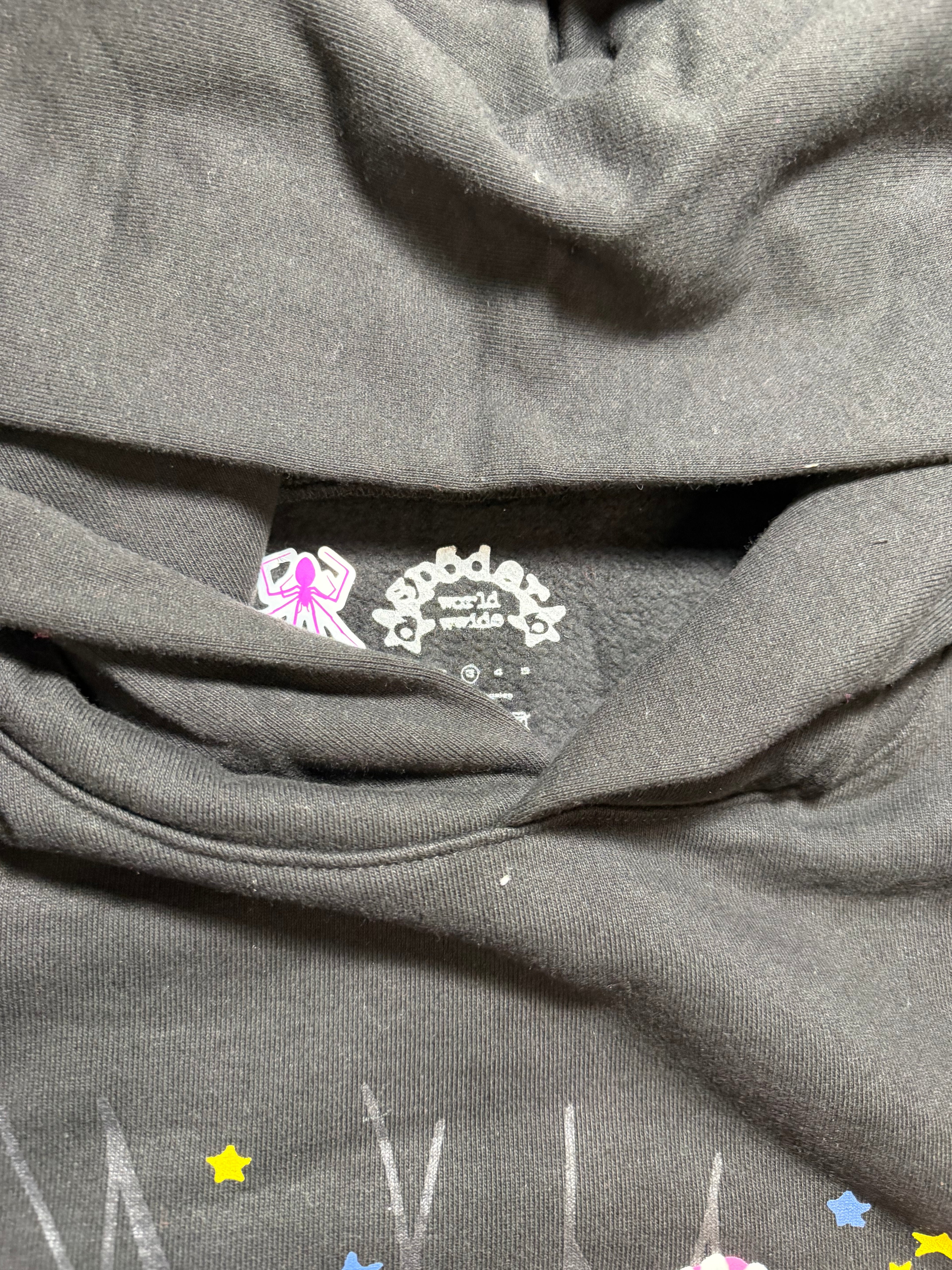 Sp5der Hoodie Black V2